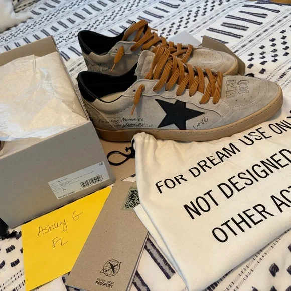 Men’s Golden Goose Ball Star Brown Suede 46eu 100% Authentic - Picture 3 of 8